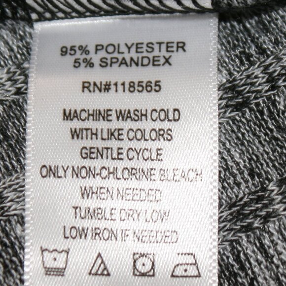 TRUTH + STYLE Top Knit Oversized Asymmetrical Sweater Marled Gray Plus Size 3X - Picture 7 of 13